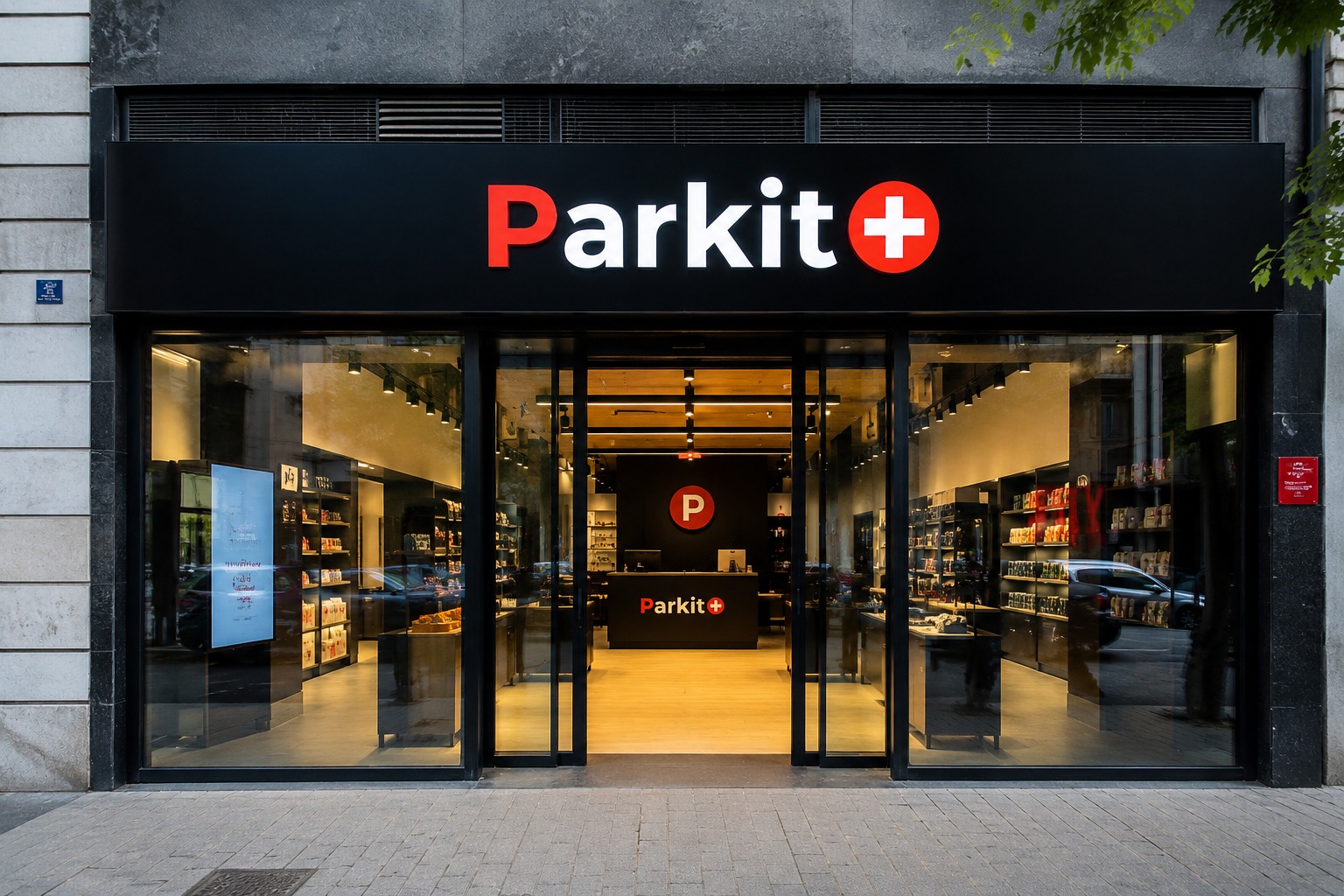 Parkieren vor dem Besuch eines Gotteshauses